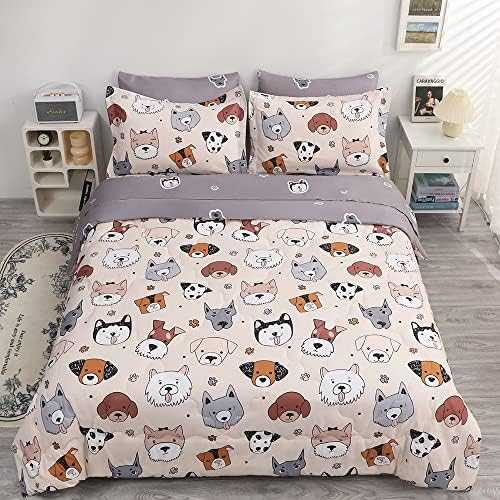 Gusuhome 7 Piece Kids Dog Bedding Set 1