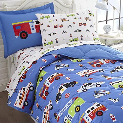 Wildkin Twin Sheet Set - Soft Microfiber Heroes Pattern 1