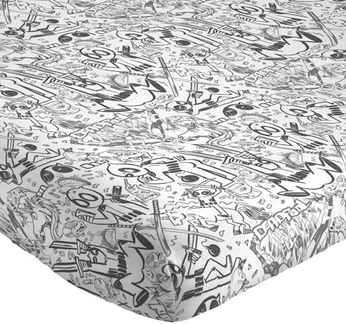 Jay Franco Deadpool Comic Sketch Twin Sheet Set