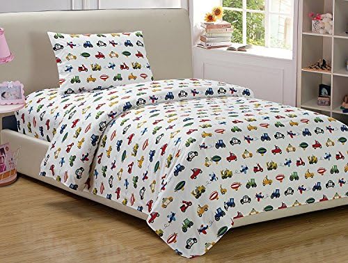 Linen Plus 3pc Twin Sheet Set for BoysTeens