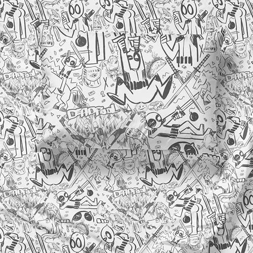 Jay Franco Deadpool Comic Sketch Twin Sheet Set
